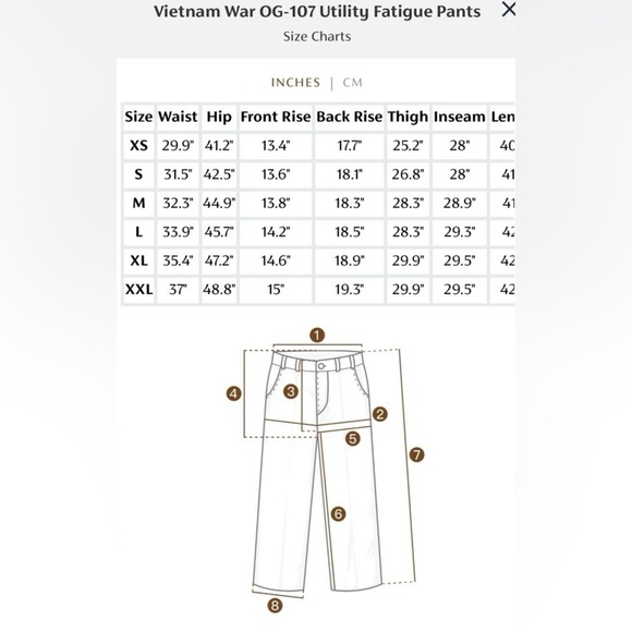 Bronson Vietnam War OG-107 Utility Fatigue Pants Bronson Non Stock USA 🇺🇸SHIP L - Picture 6 of 7
